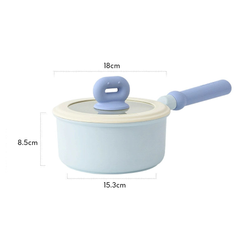 Pastel Blue Milk Steam Pot from CAROTE