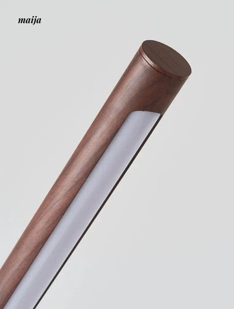 Long Bar Wood Grain Floor Lamp from maija