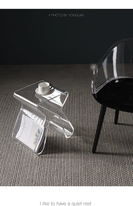 LAZYSPACE Mila Transparent Coffee Table from LAZYSPACE