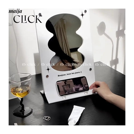 CLICK Shining Acrylic Makeup Mirror with Irregular Frame from CLICK