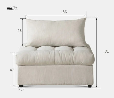 GENJI Malachi Square Modular Sofa from Genji Muyu