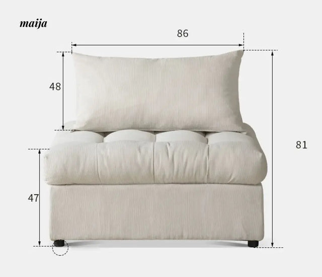 GENJI Malachi Square Modular Sofa from Genji Muyu
