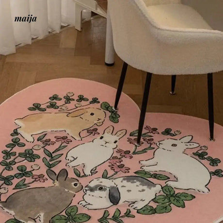 TIPTOE Rabbit Treasure Rug from KENZAKI