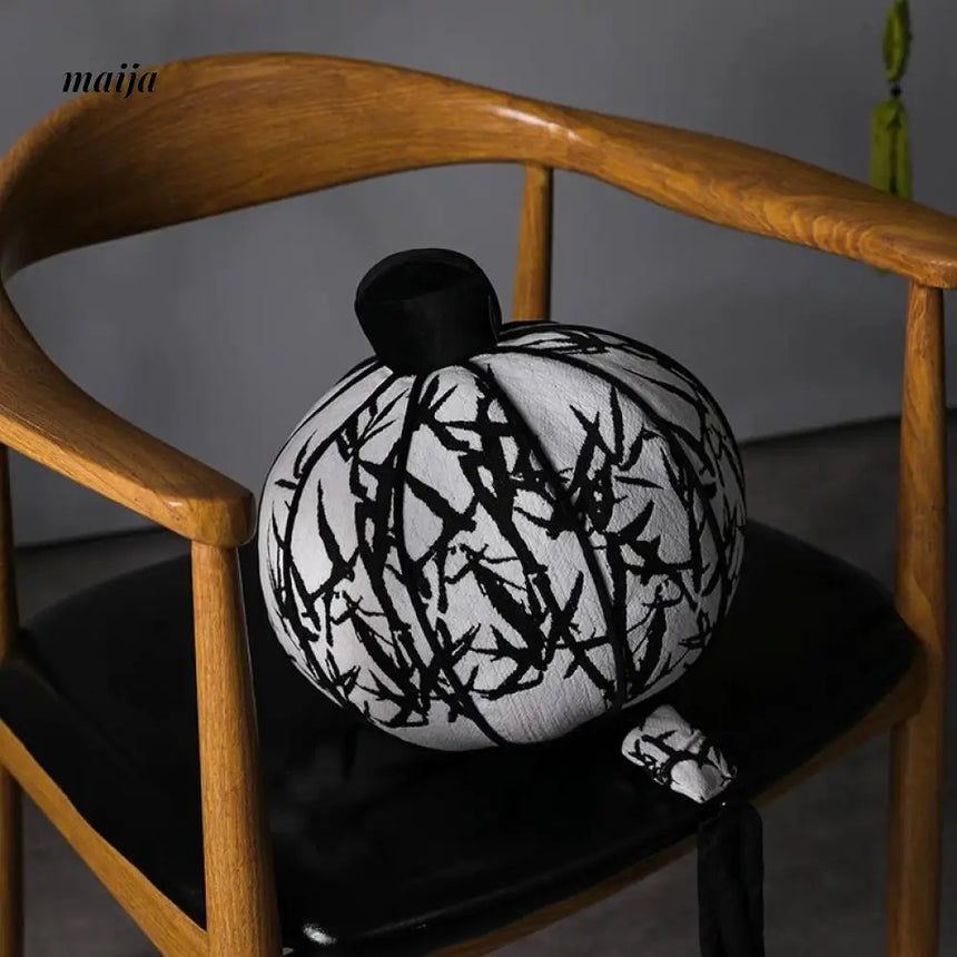 MUYE Chinese Bamboo Cylinder Cushion from MUYE