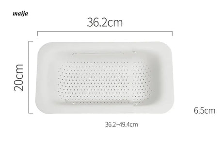 LIVETAI Adjustable Folding Plastic Basin Drain Basket from maija