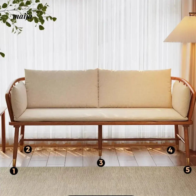 Candace Small Solid Wood Sofa from maija