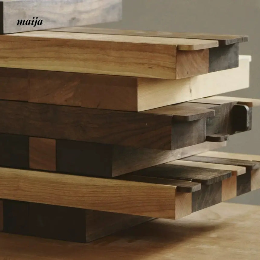 MUMO Max Walnut Solid Wood Brush Box from MUMO