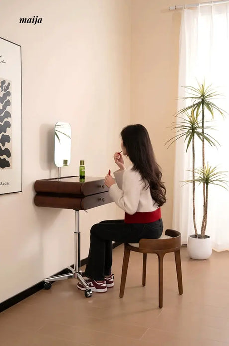 Retro Solid Wood Dressing Table from maija