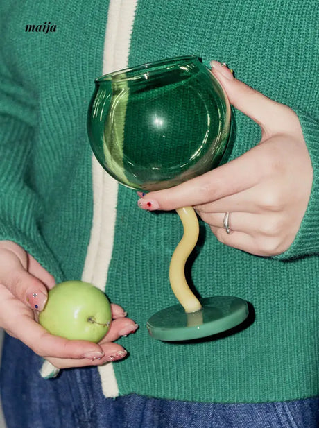SOREMO Colourful Bubble Wine Glass from maija