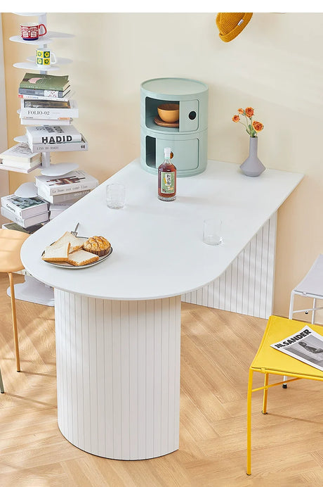LAZYSPACE Claire Oval Rock Board Table from LAZYSPACE