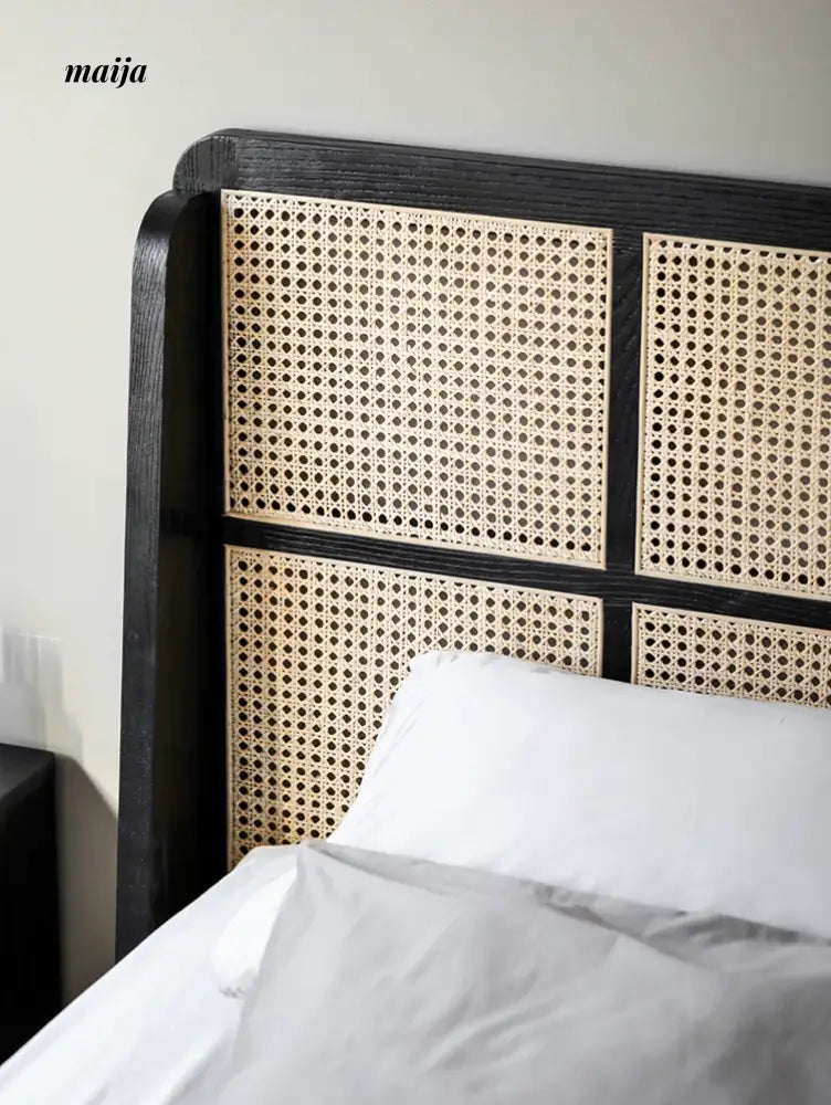 RATTAN CRAFTSMAN Silent Wooden Rattan Bed from RATTAN CRAFTSMAN