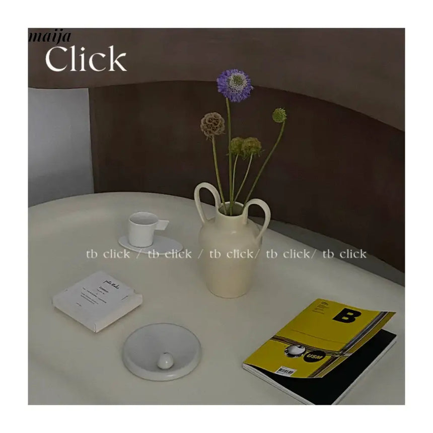 CLICK Cream Ceramic Jewelry French Style Retro Decor from CLICK