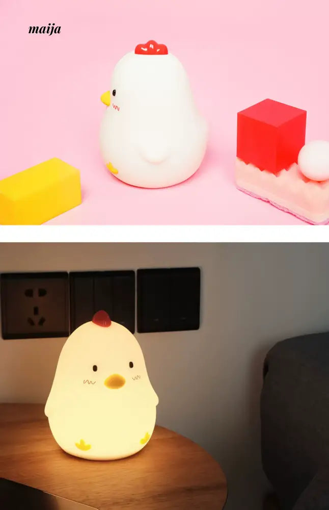 MUID Squeezy Baby Chicken Night Lamp from maija
