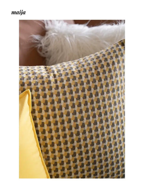 MISTYWOOD Orange Rectangular Sofa Pillow from MISTYWOOD