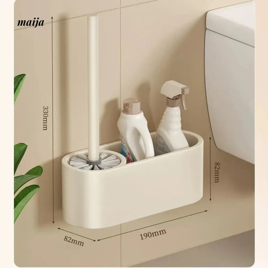 COMFBATH Cream Style Wall-Mounted Toilet Brush from COMFBATH