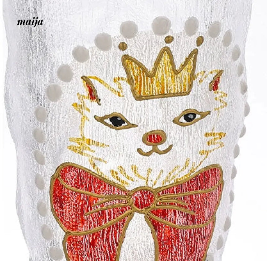 Cat Queen Strawberry Mojito Glass from Shikagawa