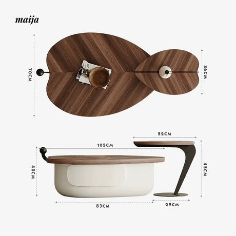 TIDELEADER Foliage Coffee Table from TIDELEADER