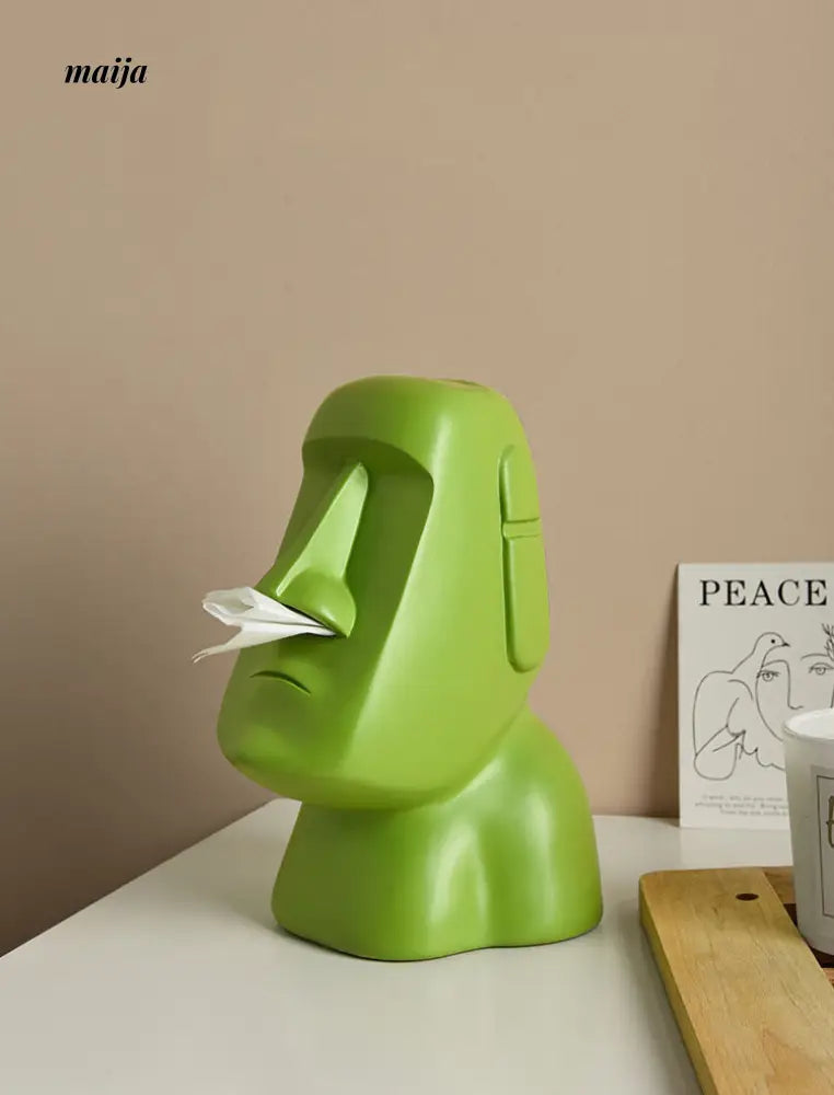 Stone Face Tissue Box from maija