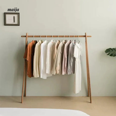 Anderson Cherry Wood Clothing Rack from maija