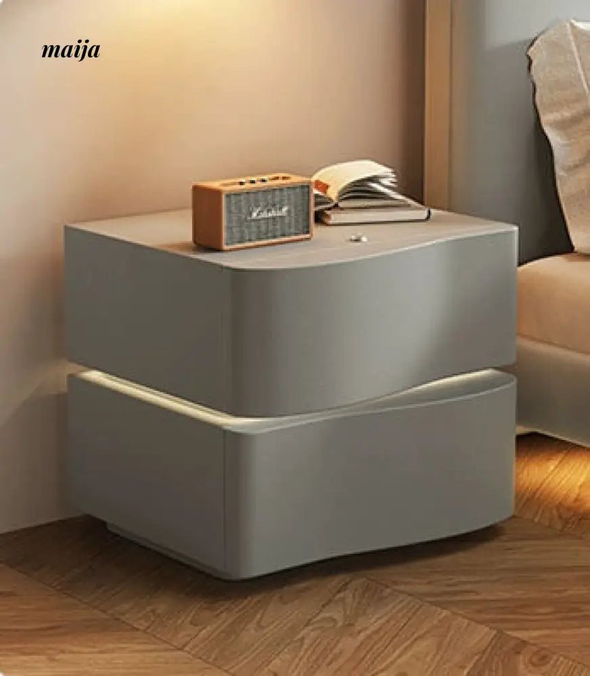 Maddie Solid Wood Bedside Table from maija