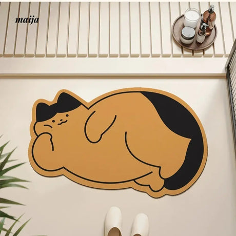 Chubby Cat Bath Mat from maija
