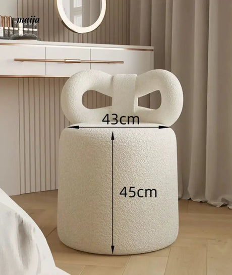 Cute Princess Bow Dressing Stool from Yeter
