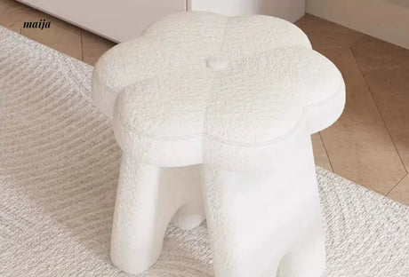 White Flower Dressing Stool from Kaiyashi