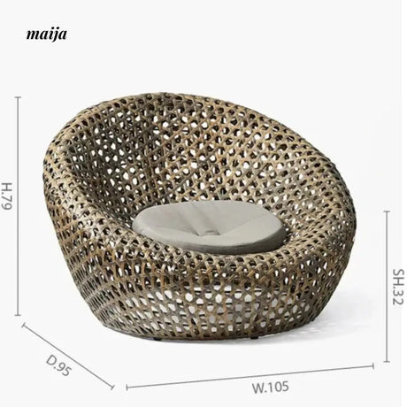 MUJU Surat Outdoor Single Sofa from MUJU