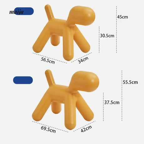 LOWERLEFT Balloon Dog Kids Chair from Lower Left
