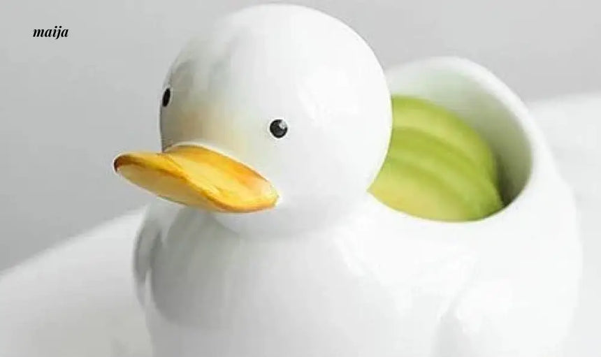 LIVETAI Creative Duckling Ceramic Bowl from LIVETAI