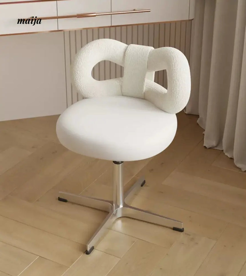 Princess Rotating Cream Dressing Stool from maija
