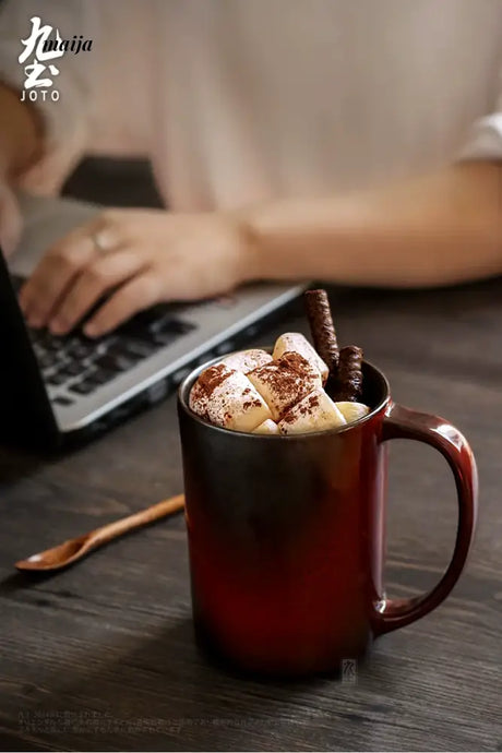 JOTO Japanese Capacious Coffee Cup for Beloved from JOTO