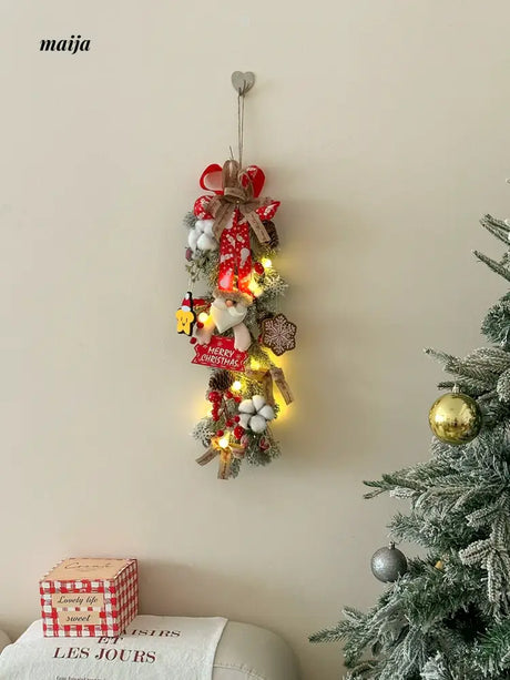 MELONGIRL Christmas Wreath Door Hanging from MELONGIRL