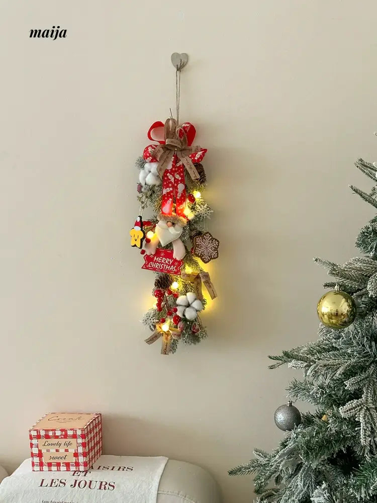 MELONGIRL Christmas Wreath Door Hanging from MELONGIRL