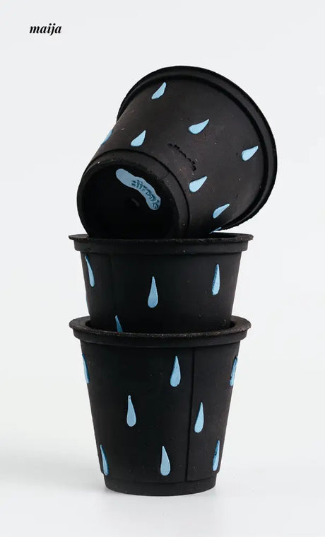CIIREALS Raindrop Ceramic Planter from maija