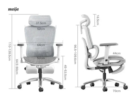 Black and White E2 Ergonomic Office Chair from Kaiyashi