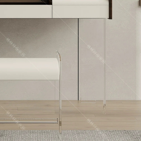 GEPH Mia Natural Wood Acrylic Dressing Table from GEPH