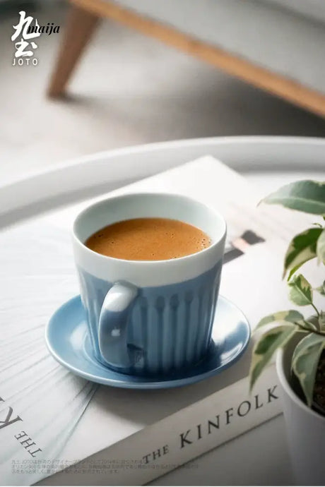 JOTO Eight Year Handmade Ceramics Couple Coffee Cup from JOTO