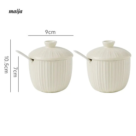Ceramic Seasoning Jar Set from maija