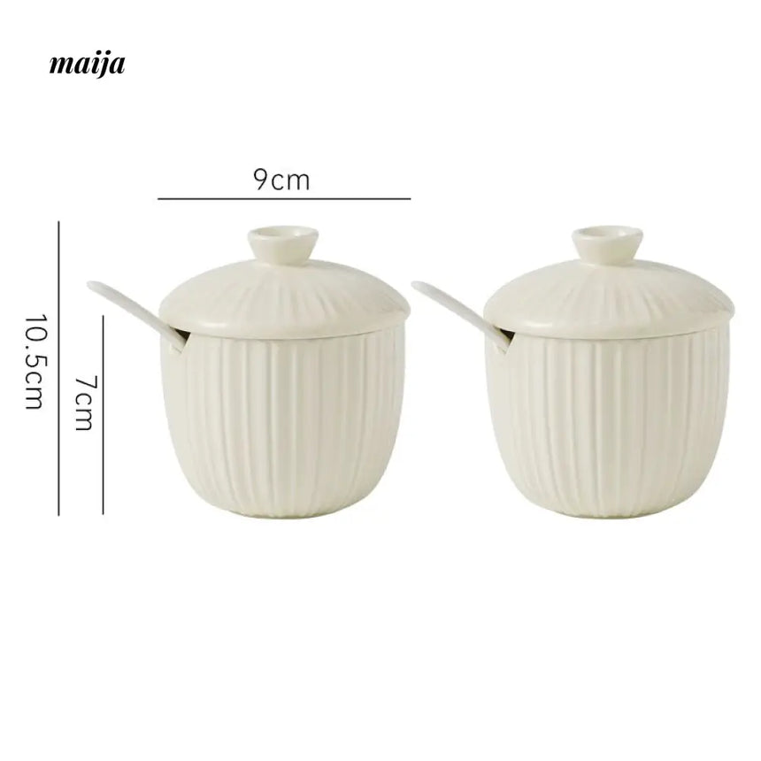 Ceramic Seasoning Jar Set from maija