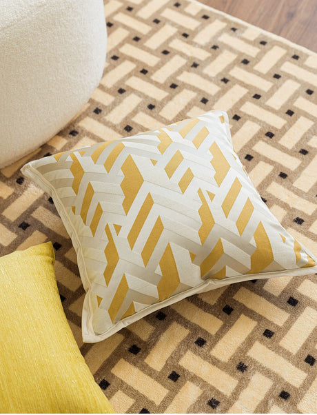 MISTYWOOD Yellow Pillow with True Fox Wool Cover from MISTYWOOD