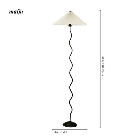 LYNN Minimalistic Umbrella Floor Lamp from Lynn's Lamp