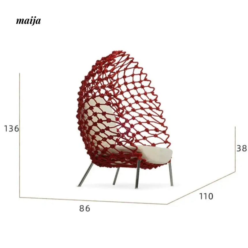 MUJU Fish Net Outdoor Single Sofa from MODENG