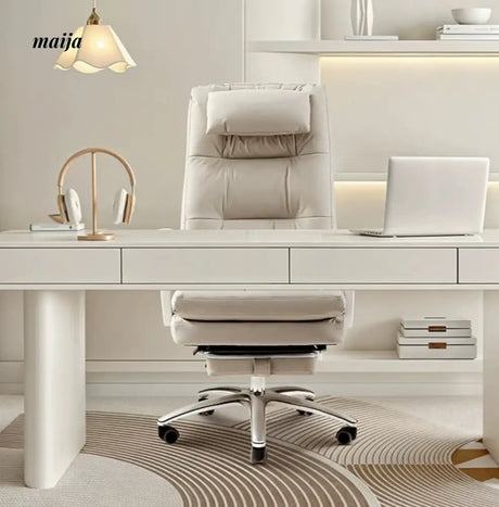 Black and White R3 Reclining Office Chair from Kaiyashi