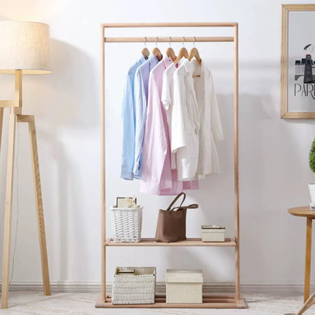 Jessie Solid Wood Clothing Rack from maija
