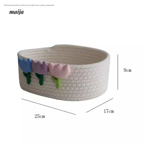 MUYE Tulip Woven Storage Basket from MUYE