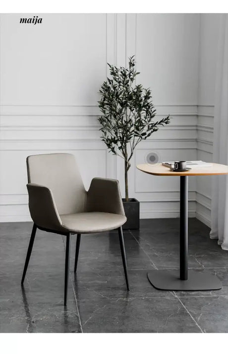 LAZYSPACE Alice Leather Dining Chair from LAZYSPACE
