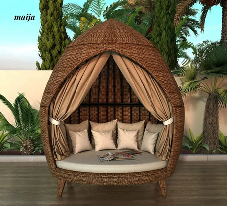 Outdoor Waterproof Rattan Igloo from maija