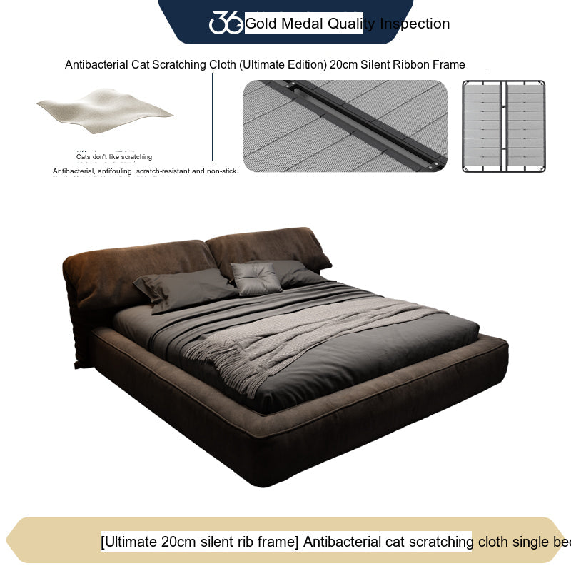 FASATI Oliver Luxurious Nordic Bed Cream  Double Bed from FASATI