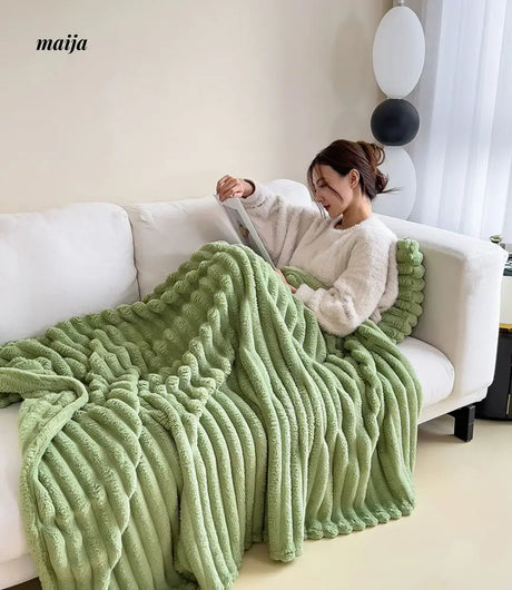 Rabbit Plush Blanket from maija
